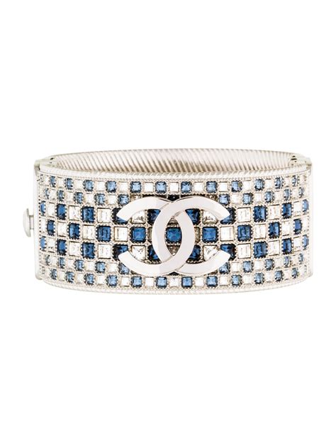 Chanel inspired cuff bracelet